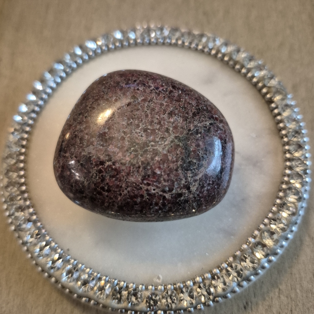 Natural Llanite Jasper Que Serra Palm Stone #7 New - Picture 3 of 6